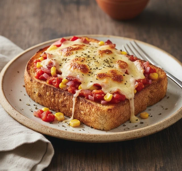 Pizza Toast by Sidetoside Indakitchen