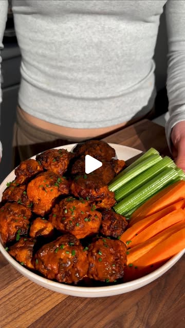 Spicy Buffalo Cauliflower Wings by Maayan Moss