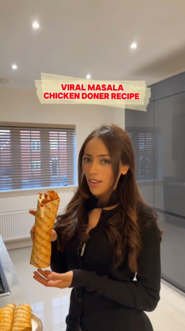 Spicy Masala Chicken Doner by Reemaislam