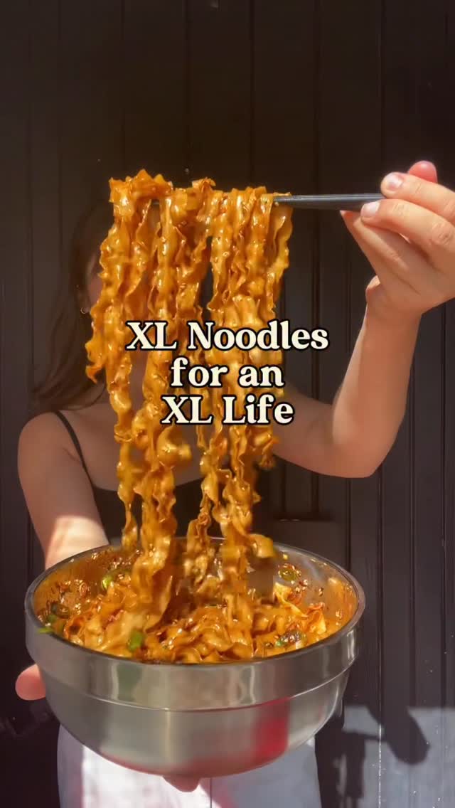 XL Chili Crisp Noodles by Groovyfoodiess