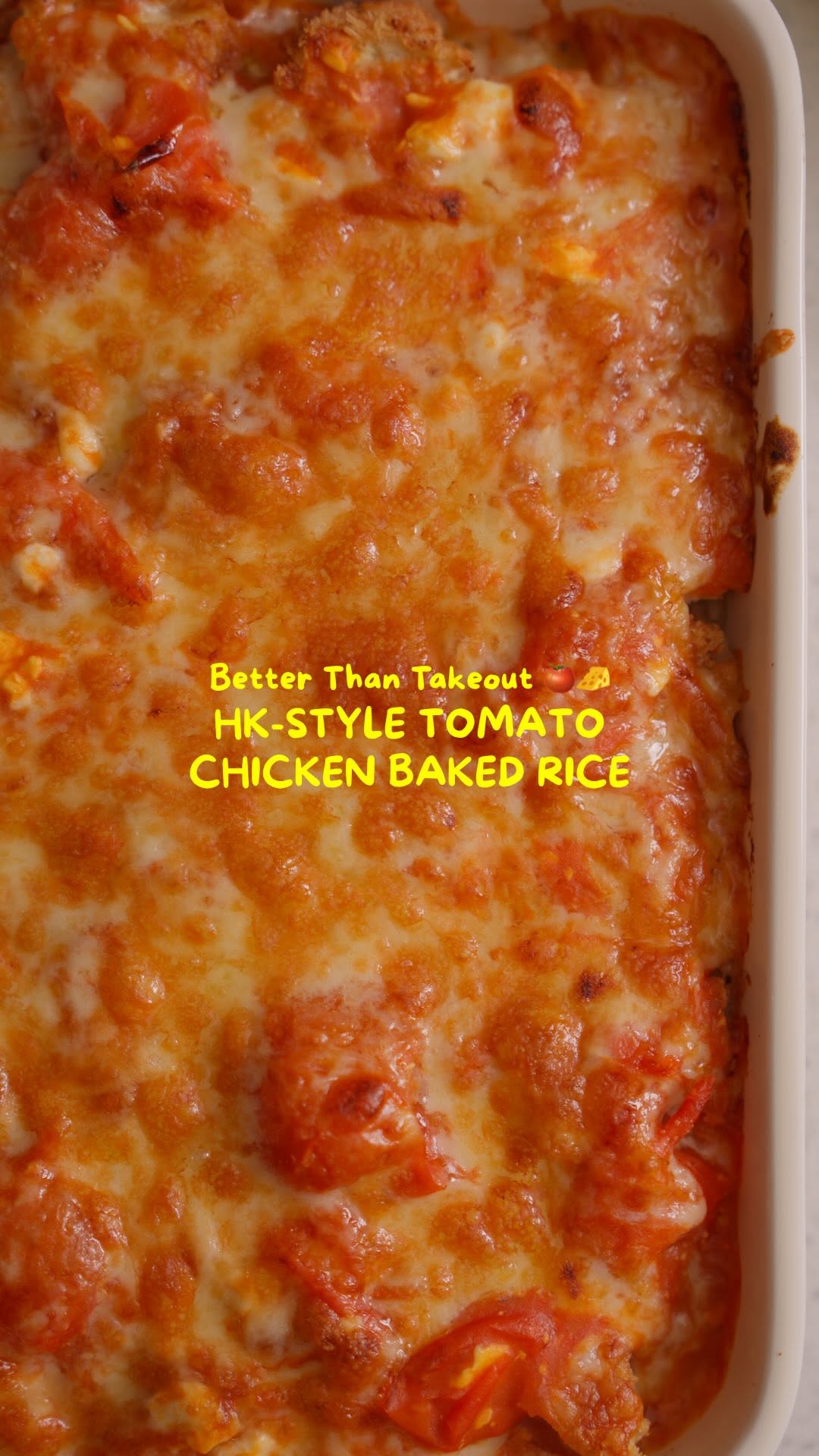 Hong Kong-Style Tomato Chicken Baked Rice by Aflouryspace
