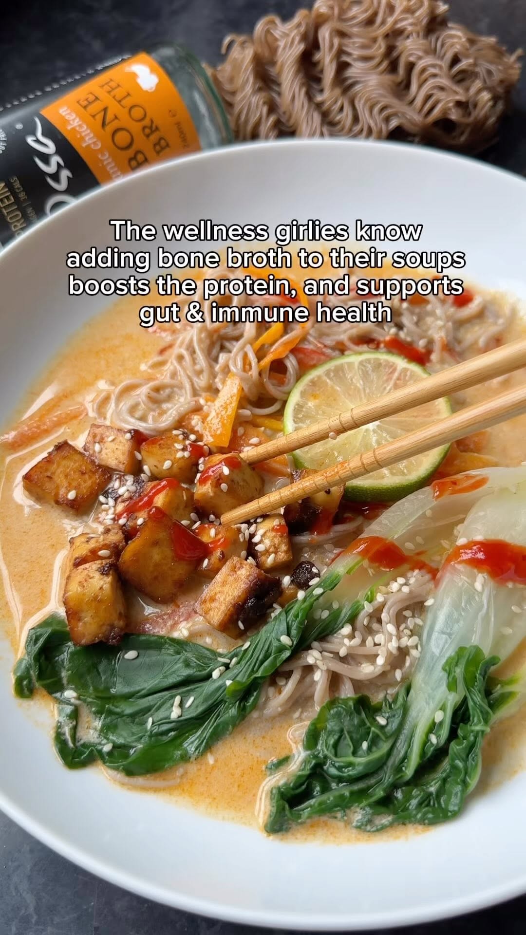 Thai Red Curry Chicken Soup by Welleasy