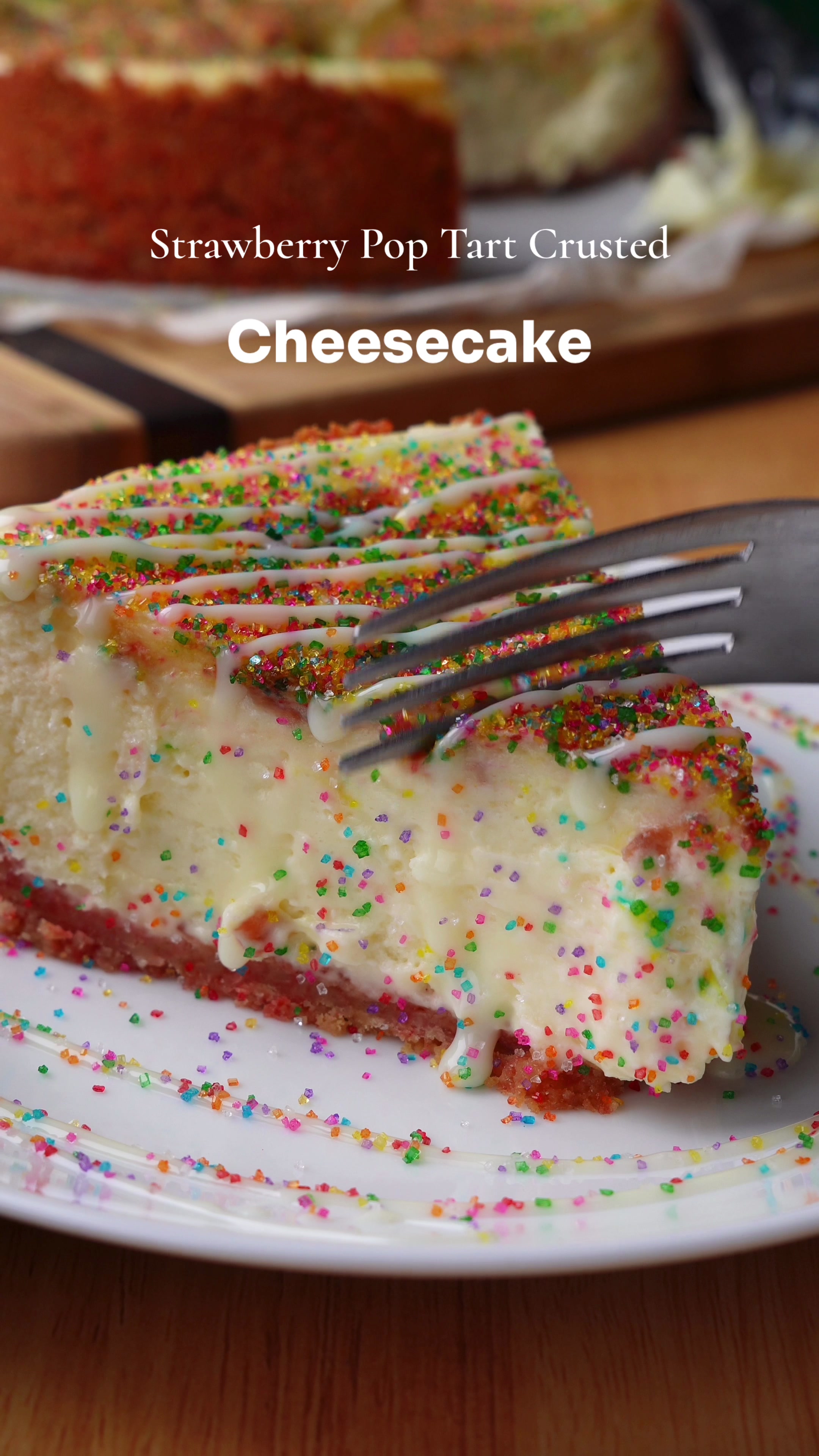 Strawberry Pop-Tart Cheesecake by Platesbykody