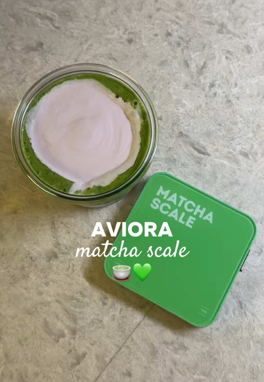 Blueberry Matcha Latte with Blueberry Cold Foam by Cindyy Yang