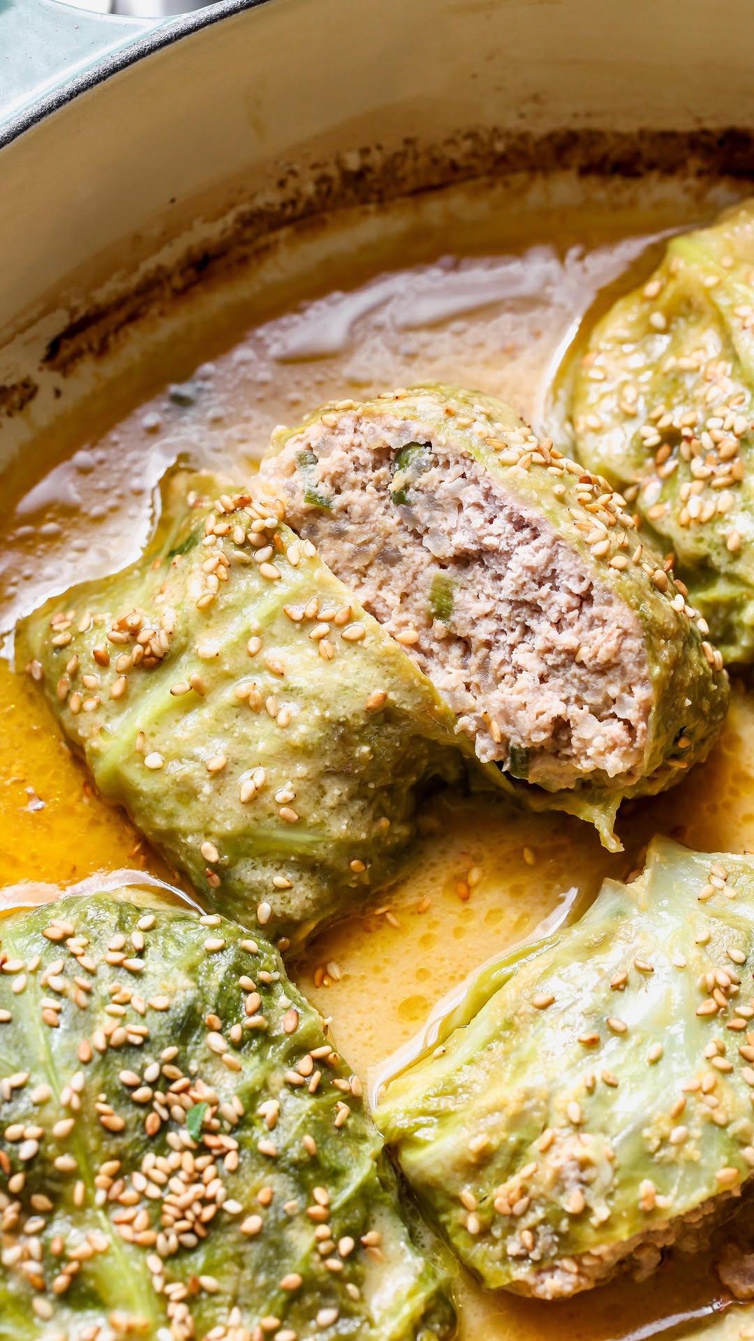 Miso Butter Braised Cabbage Rolls by Jamievespamsrd
