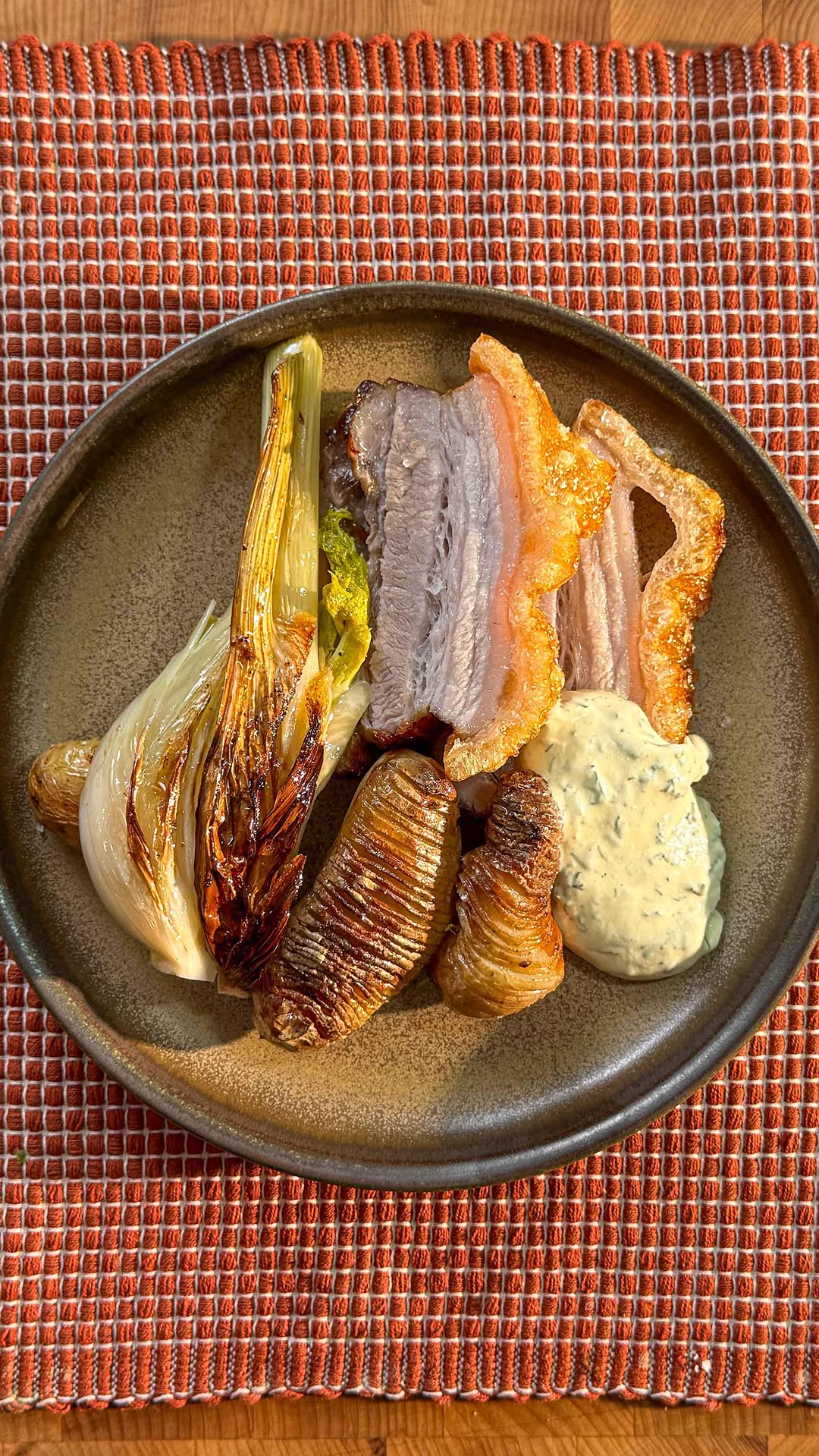 Slow-Roasted Pork Belly with Fennel and Potatoes by Matthewryle