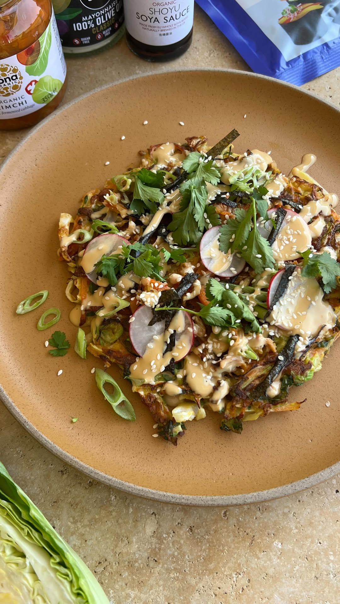Gluten-Free Nourishing Okonomiyaki by Welleasy
