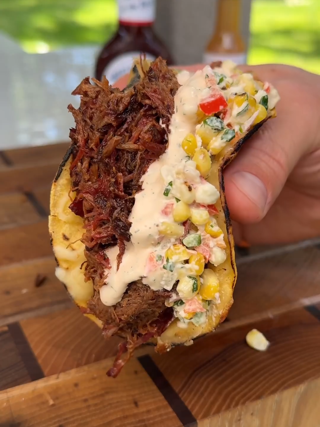 Smoked BBQ Beef Tacos by Hlthguru