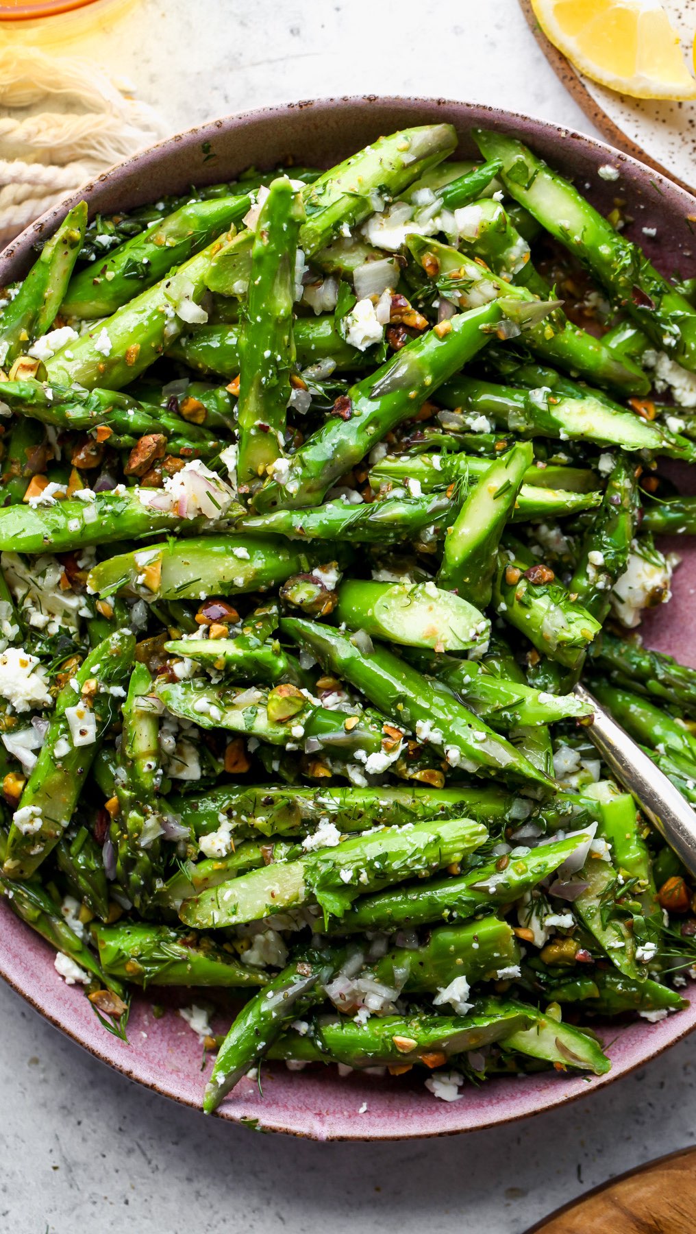 Fresh Asparagus and Feta Salad by Jamievespamsrd