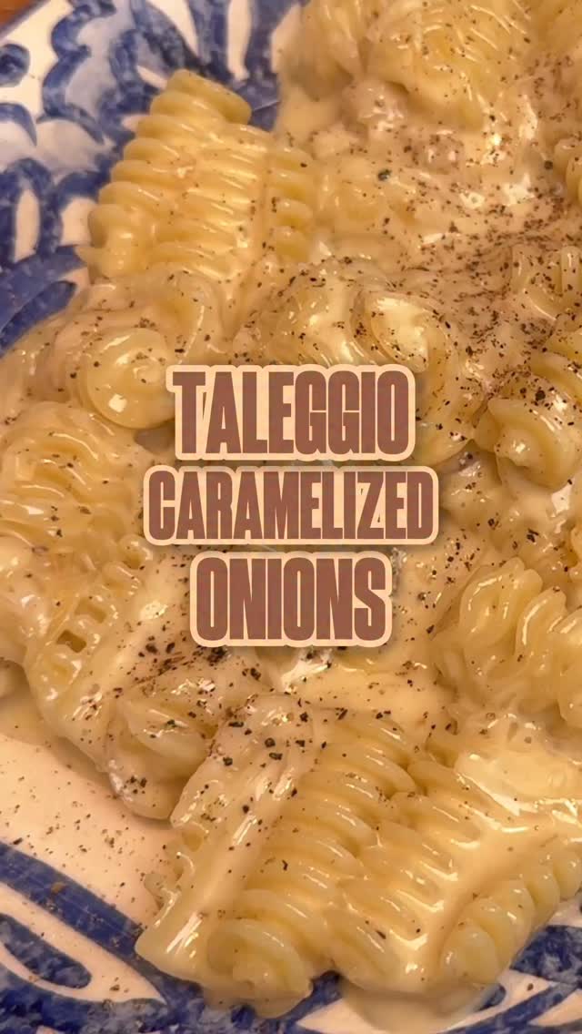 Radiatori with Taleggio Cream and Caramelized Shallots by Justbenjicooking