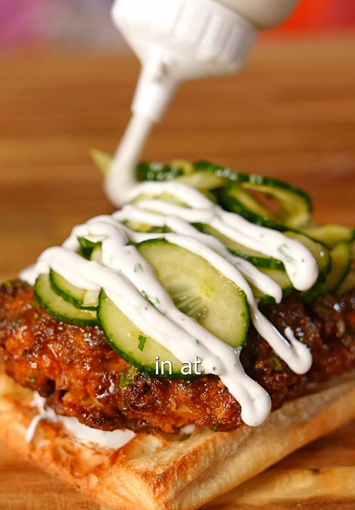Cilantro Lime Chicken Crispy Sandwich by Donaldo Cook