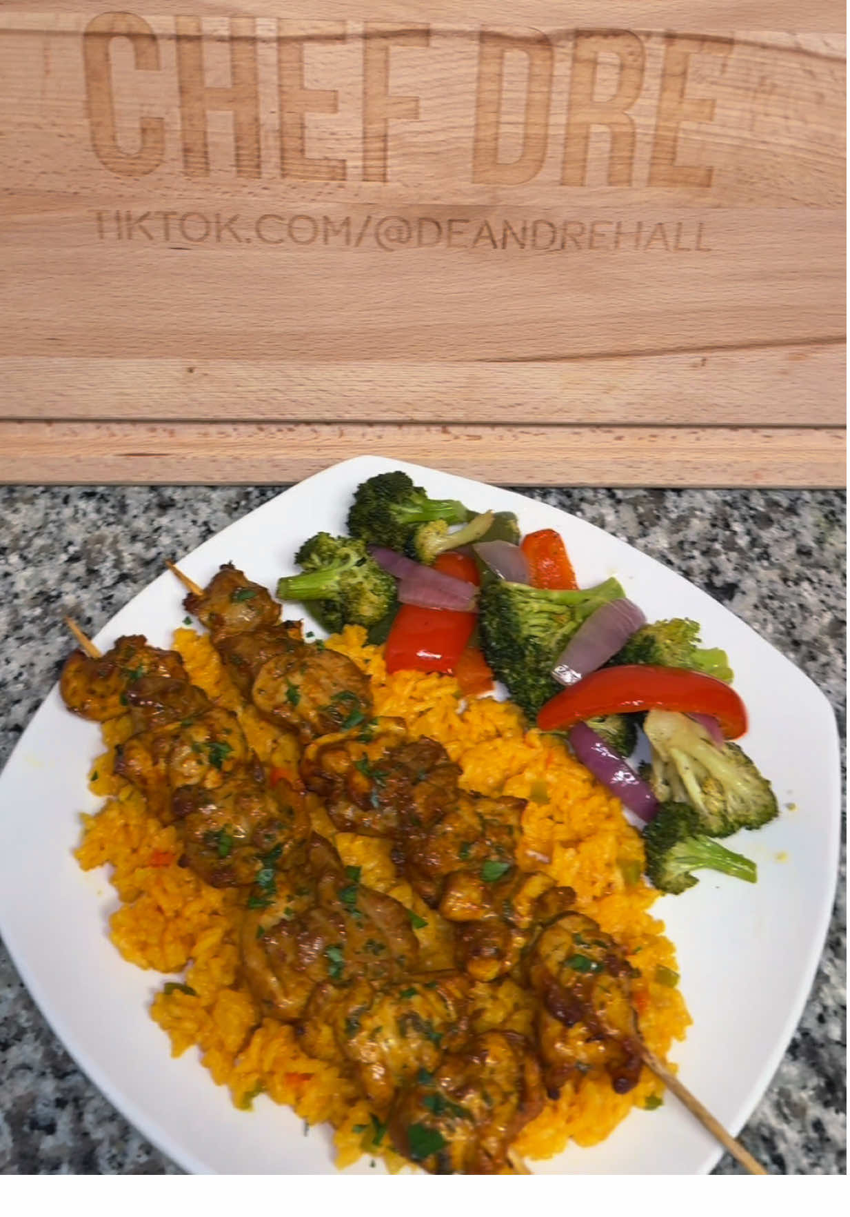 Mediterranean Inspired Chicken Kabobs by Deandrehall