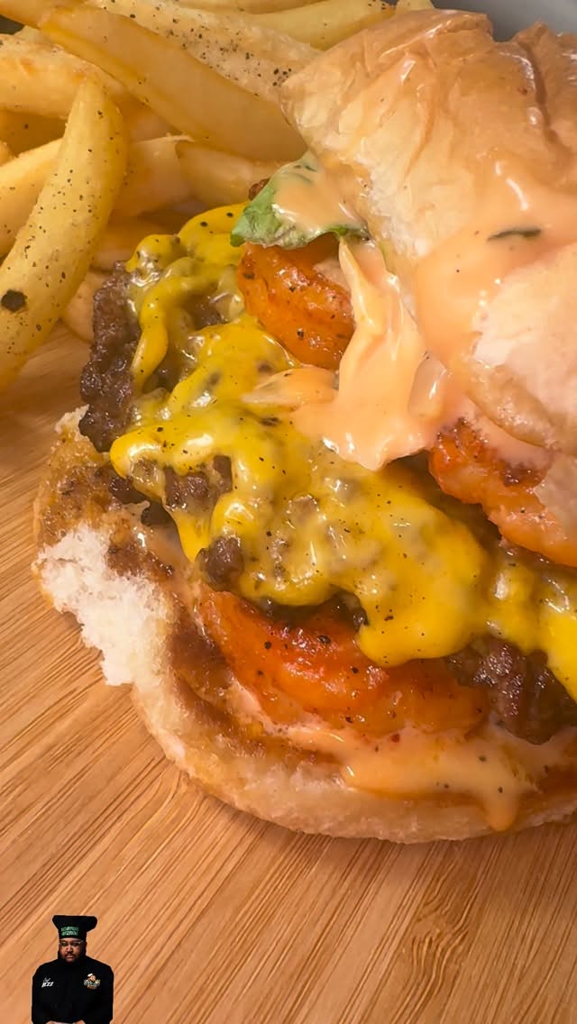 Surf And Turf Burger by Goodeats5200