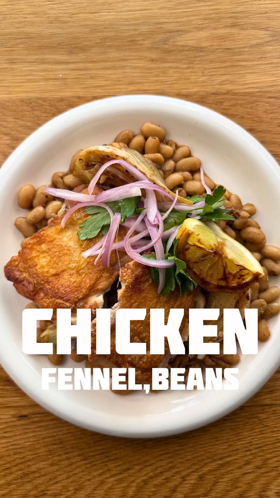 Braised Chicken with Fennel and Beans by Lucas Vallecillos