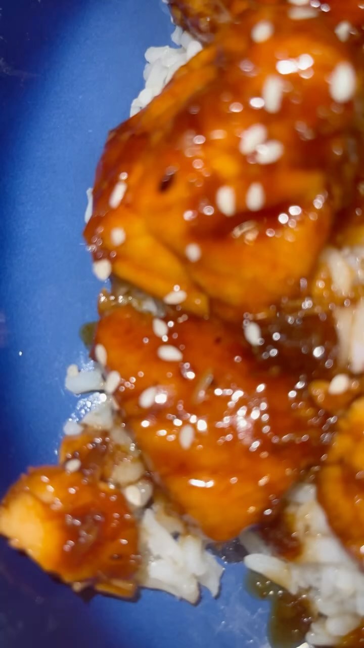 Honey Ginger Garlic Salmon Bites by Goodeats5200