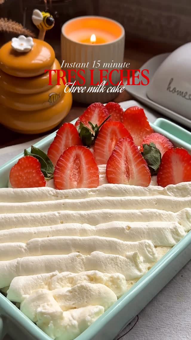 15-Minute Tres Leches Cake by Mygourmetstory