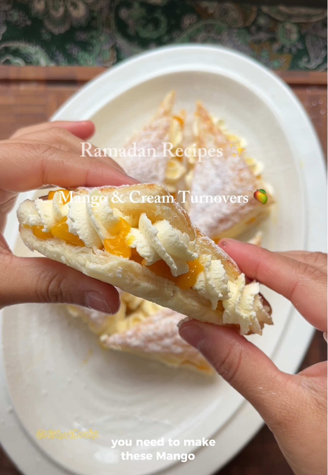 Mango and Cream Turnovers by Nishatcooks