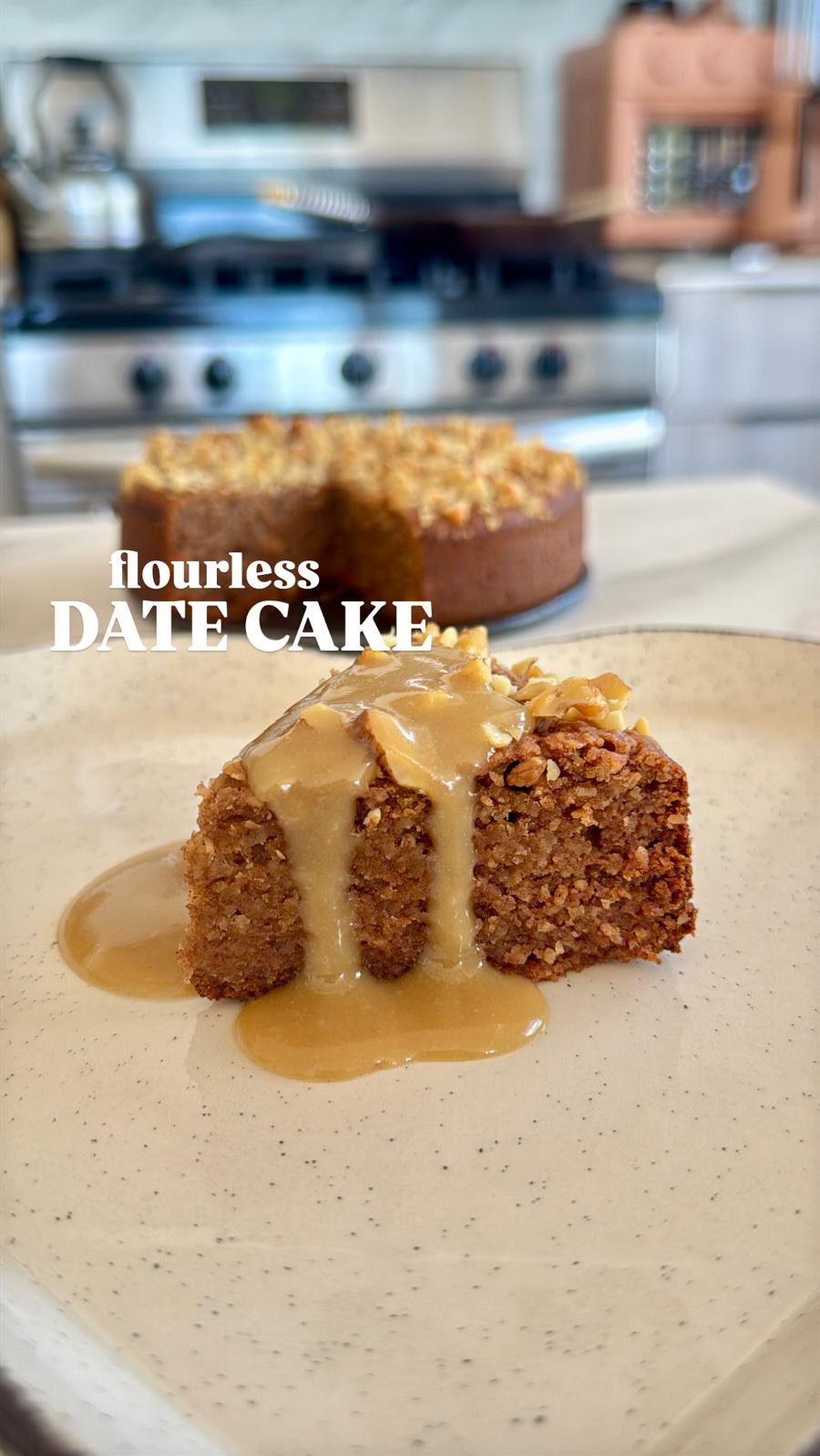 Flourless Date Cake by Waytohealthkitchen