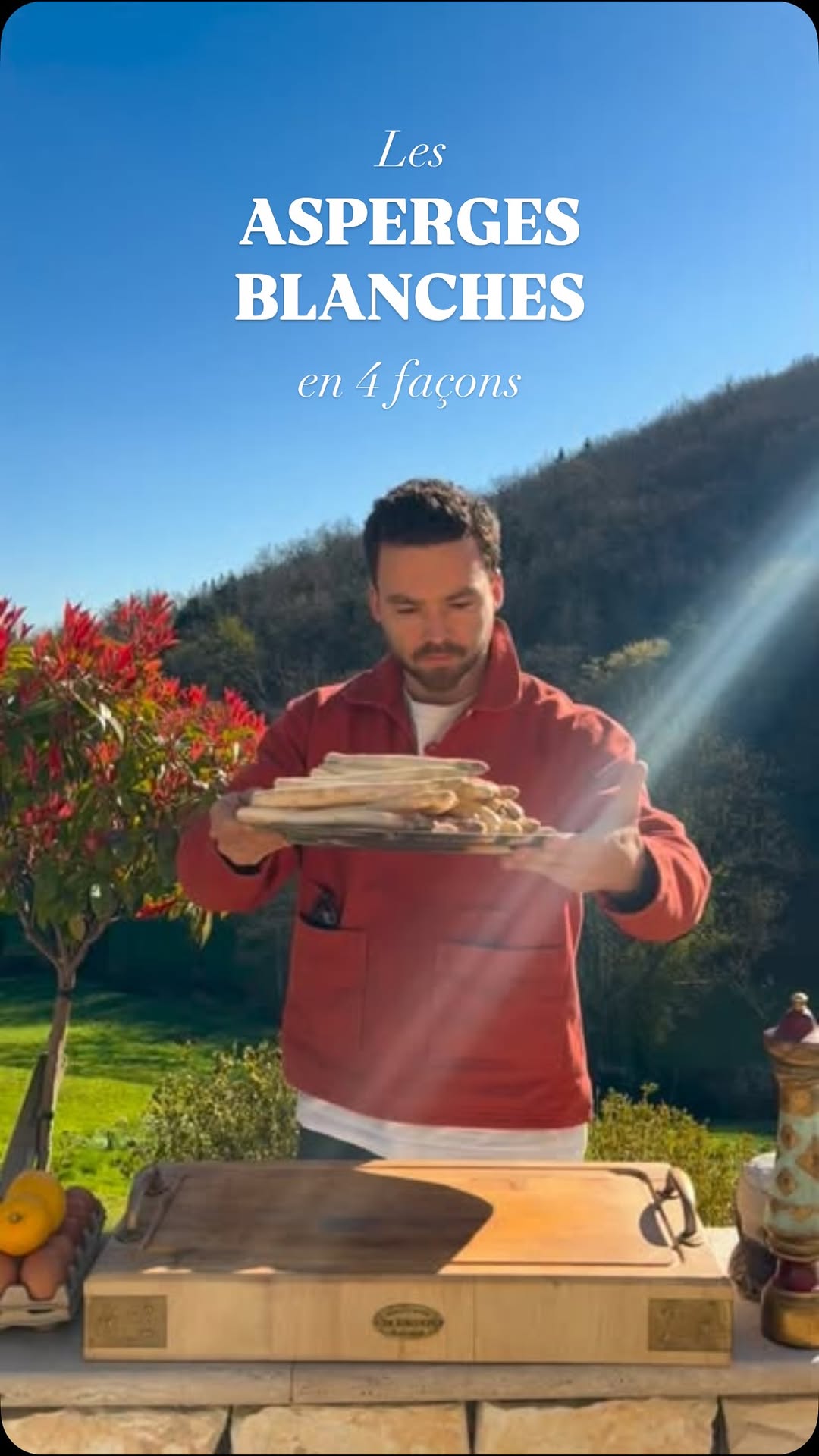 Asperges Blanches Grillées au Sabayon by Jean Rmi Joly