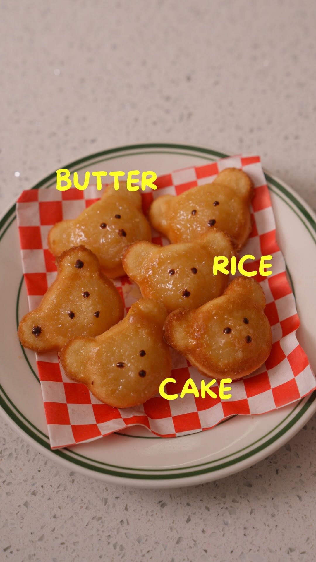 Beary Crispy Shanghai Butter Rice Cakes by Aflouryspace