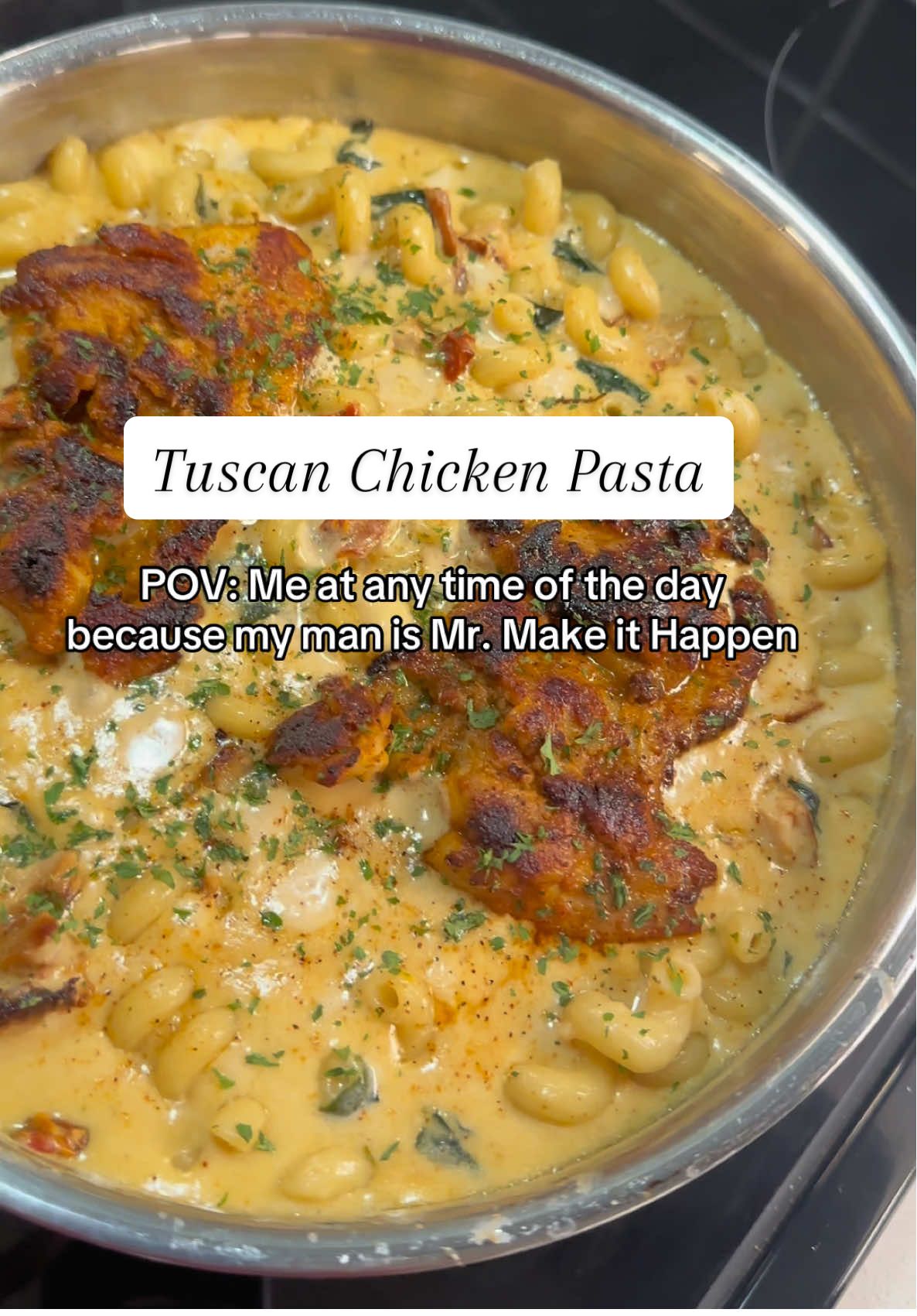 Creamy Tuscan Chicken Pasta by Amorpoodie