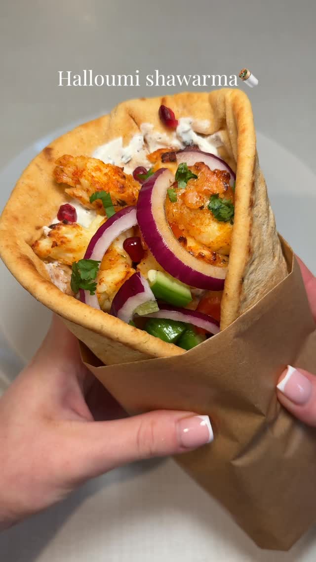 Halloumi Shawarma Wraps by Foodbyfranchi