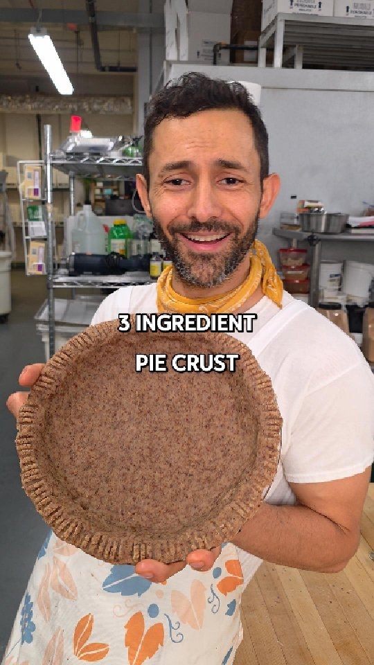 3-Ingredient Vegan Gluten-Free Pie Crust by Wassembakes