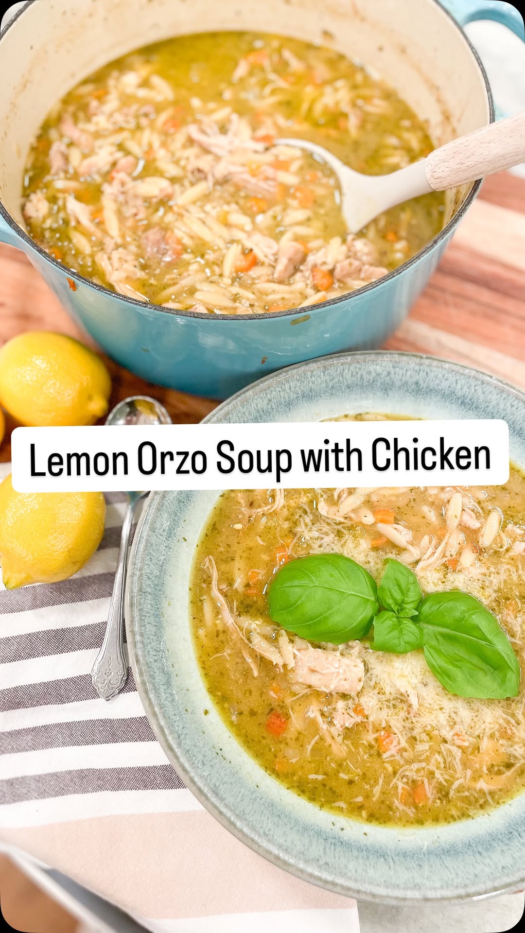 Lemon Orzo Chicken Soup by Tidal Tastes