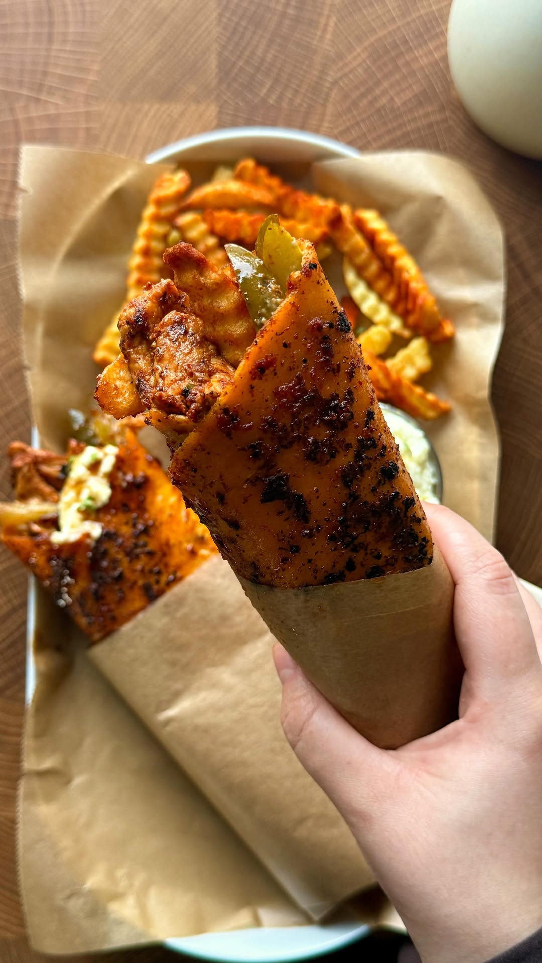 Crispy Chicken Shawarma by Delicatekiitchen