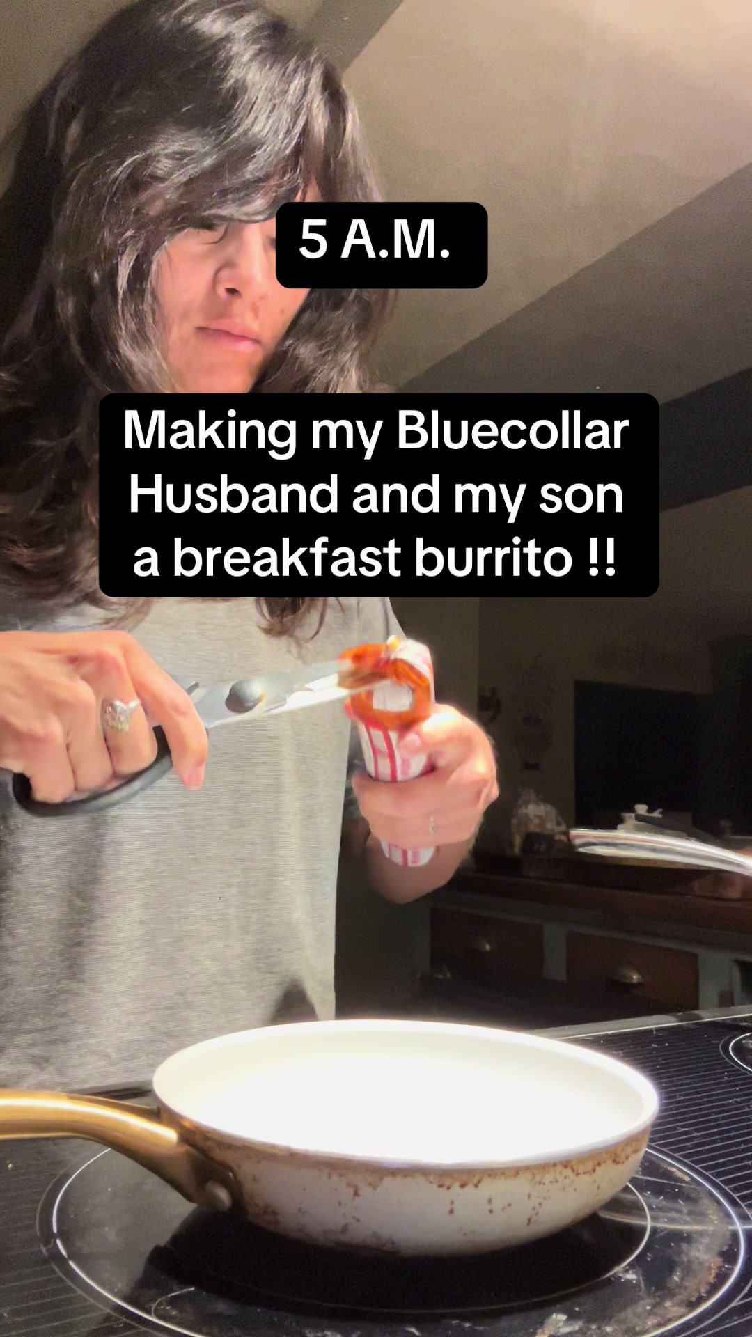 Hearty Sausage and Egg Breakfast Burrito by Mylifeasamom3