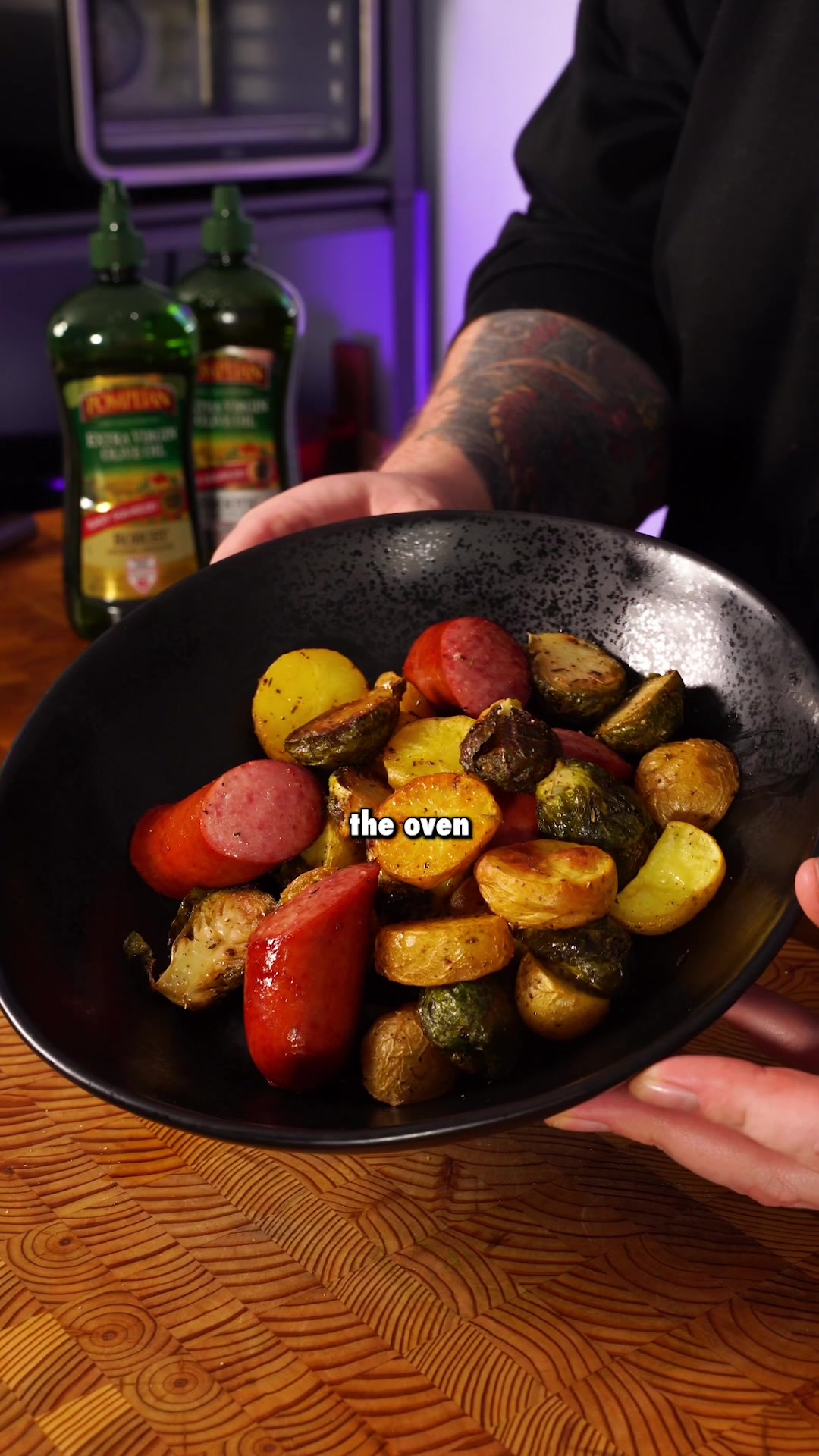 Sheet Pan Kielbasa with Potatoes and Brussels by Justinb Cooks