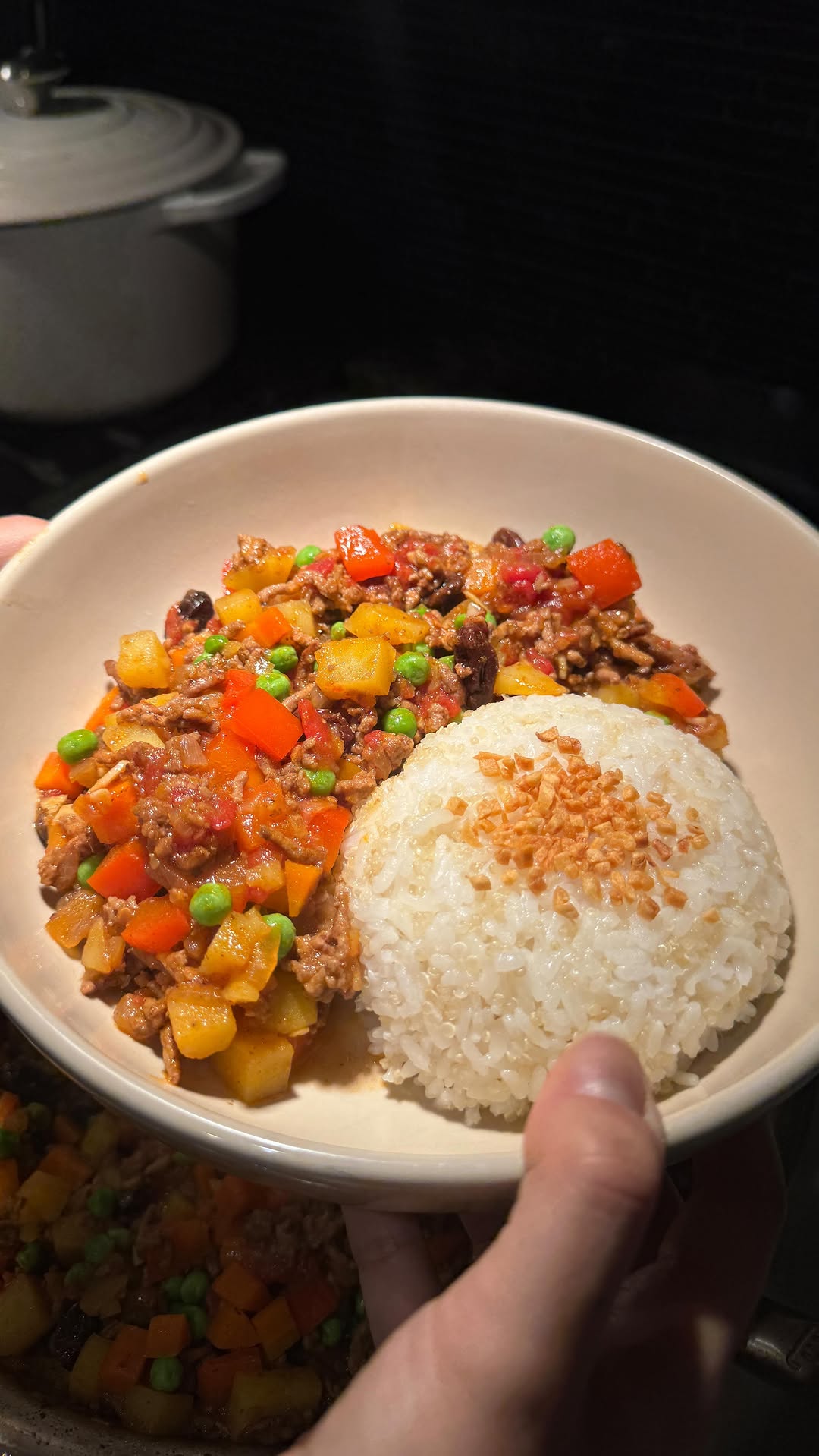 Filipino Beef Picadillo by Beabeabeatherese