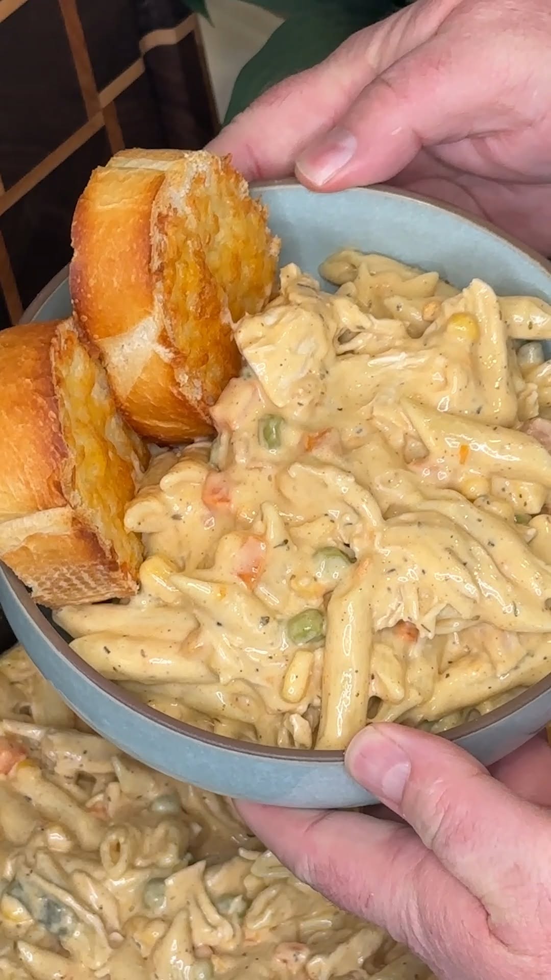 Crock Pot Chicken Pot Pie Pasta by Itsthatrecipeguy
