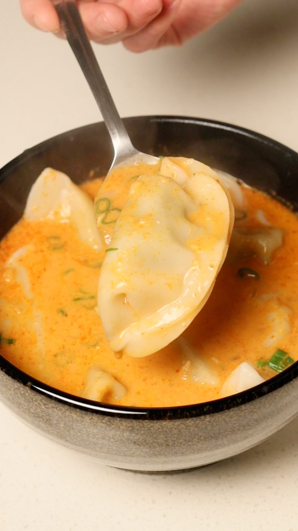 Thai Red Curry Wonton Soup by D333ran