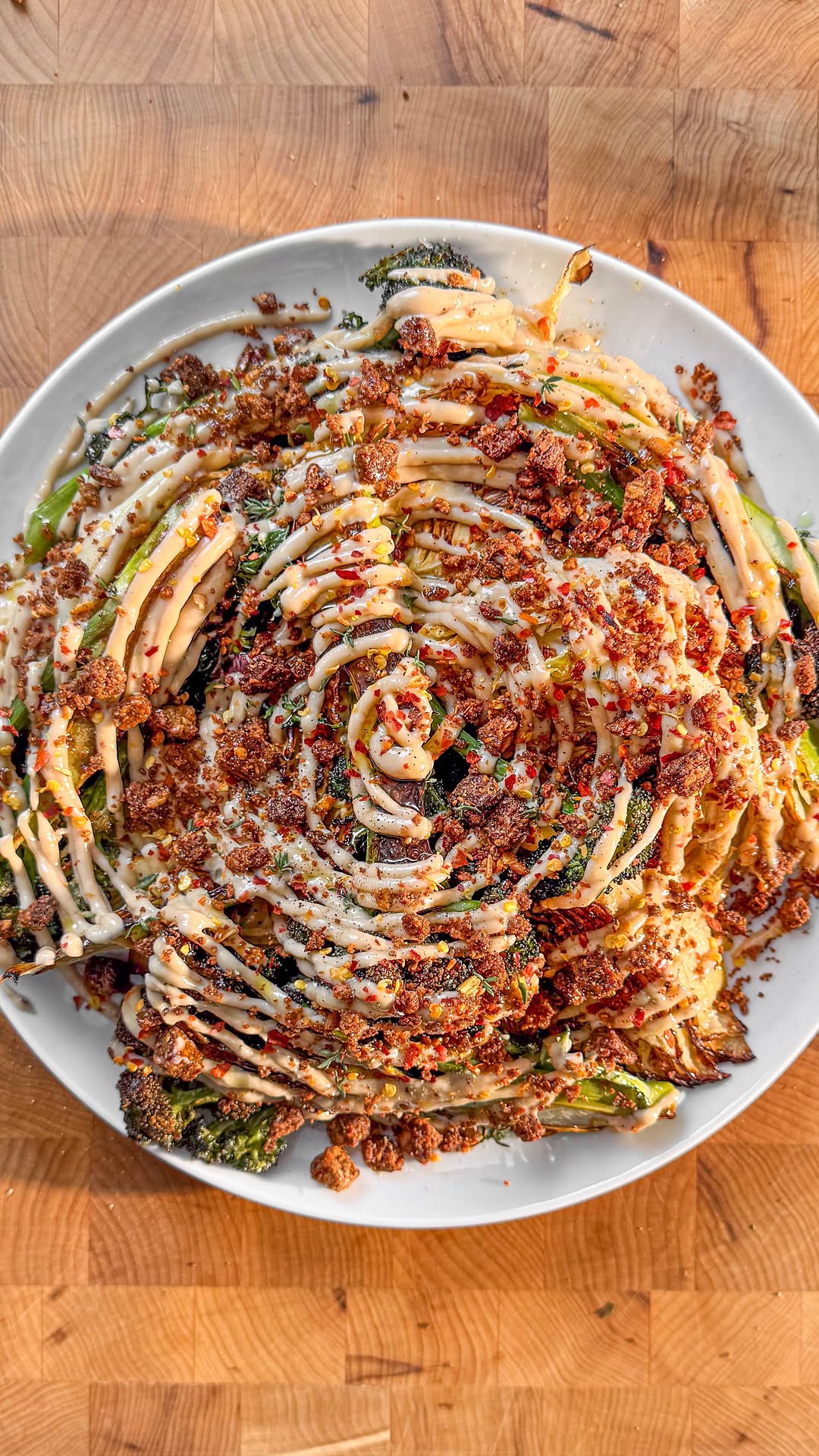 Roasted Brassicas with Anchoïade by Matthewryle