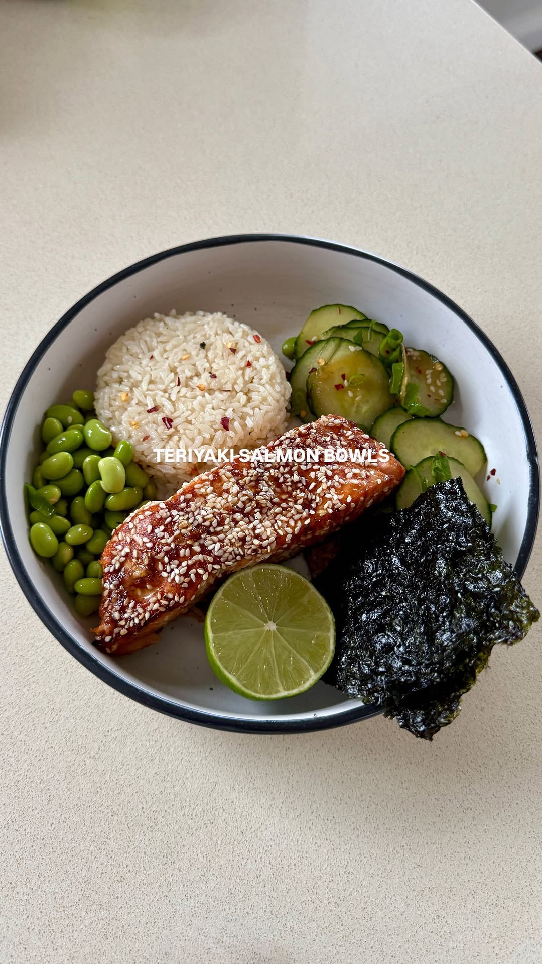 Sticky Sweet Salmon Bowl by The Fit Feast