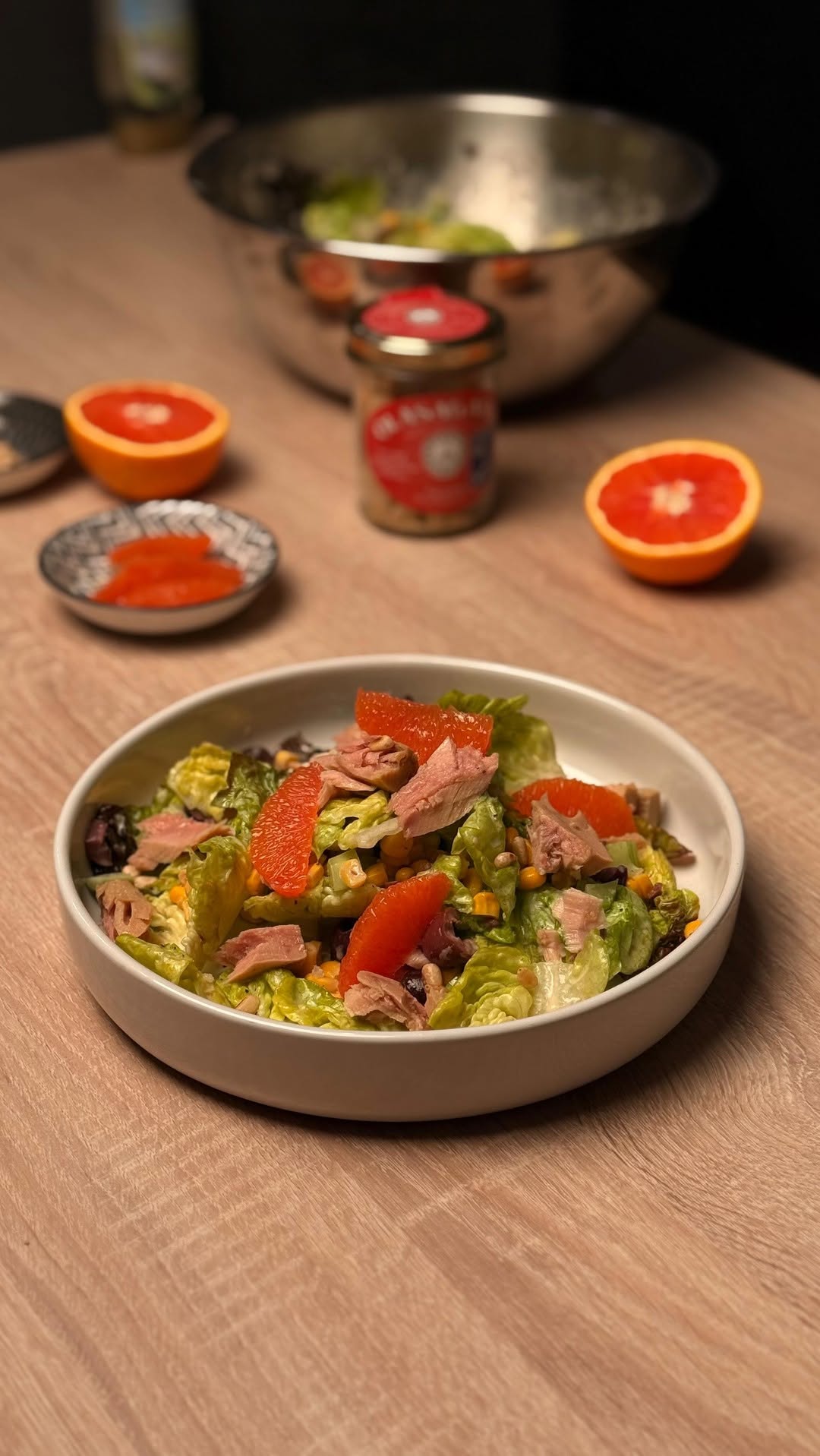 Zesty Tuna Salad with Blood Orange Dressing by Tanerxaydin