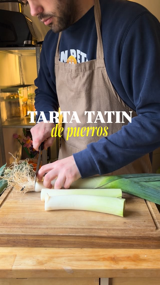 Savory Leek Tatín by Carlosbernalchef