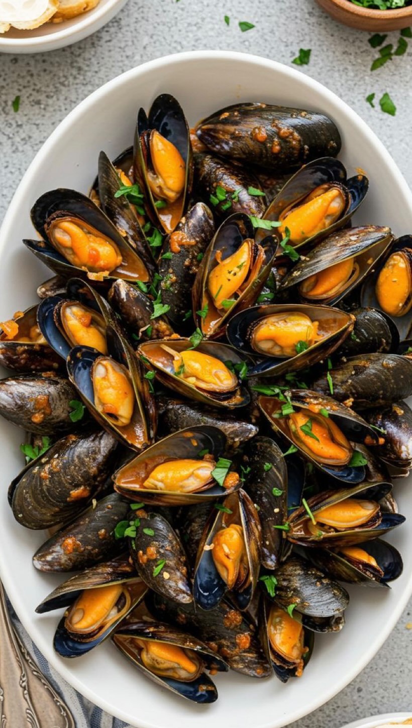 Tía's Spectacular Miso Mussels by Themexifoodie