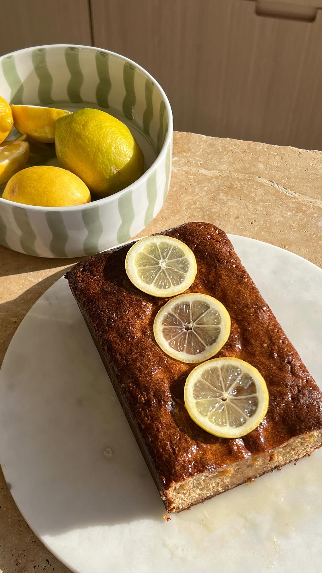Gooey Honey Lemon Loaf by Welleasy
