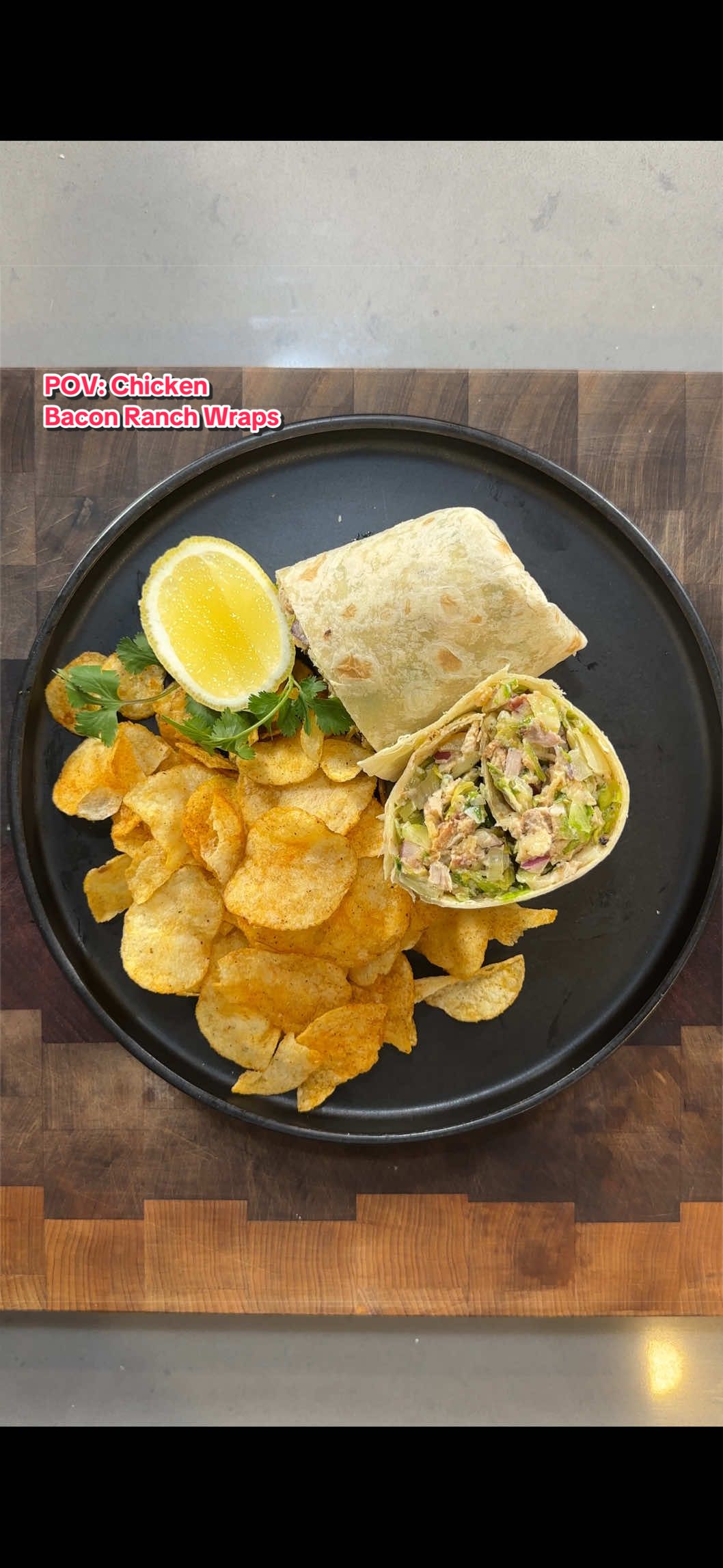 Chicken Bacon Ranch Wraps by Youknwbrandon