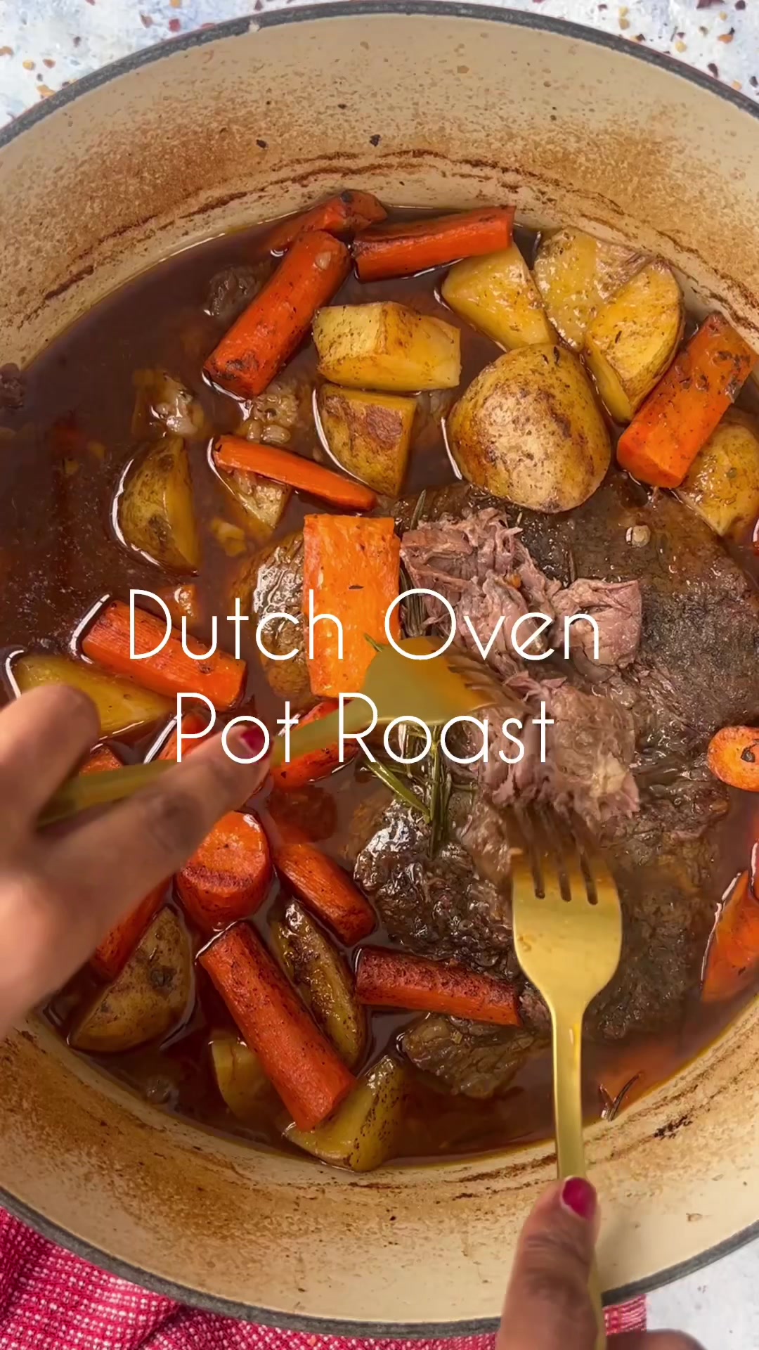 Braised Chuck Roast with Vegetables by Flavorsnlife