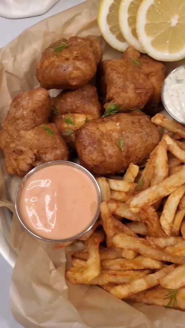 Guinness Beer-Battered Fish & Chips by Shesgotthecooks