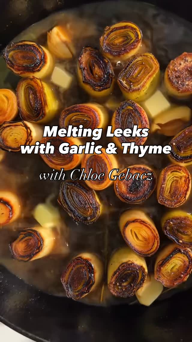 Braised Melting Leeks with Garlic and Thyme by Eatingwell