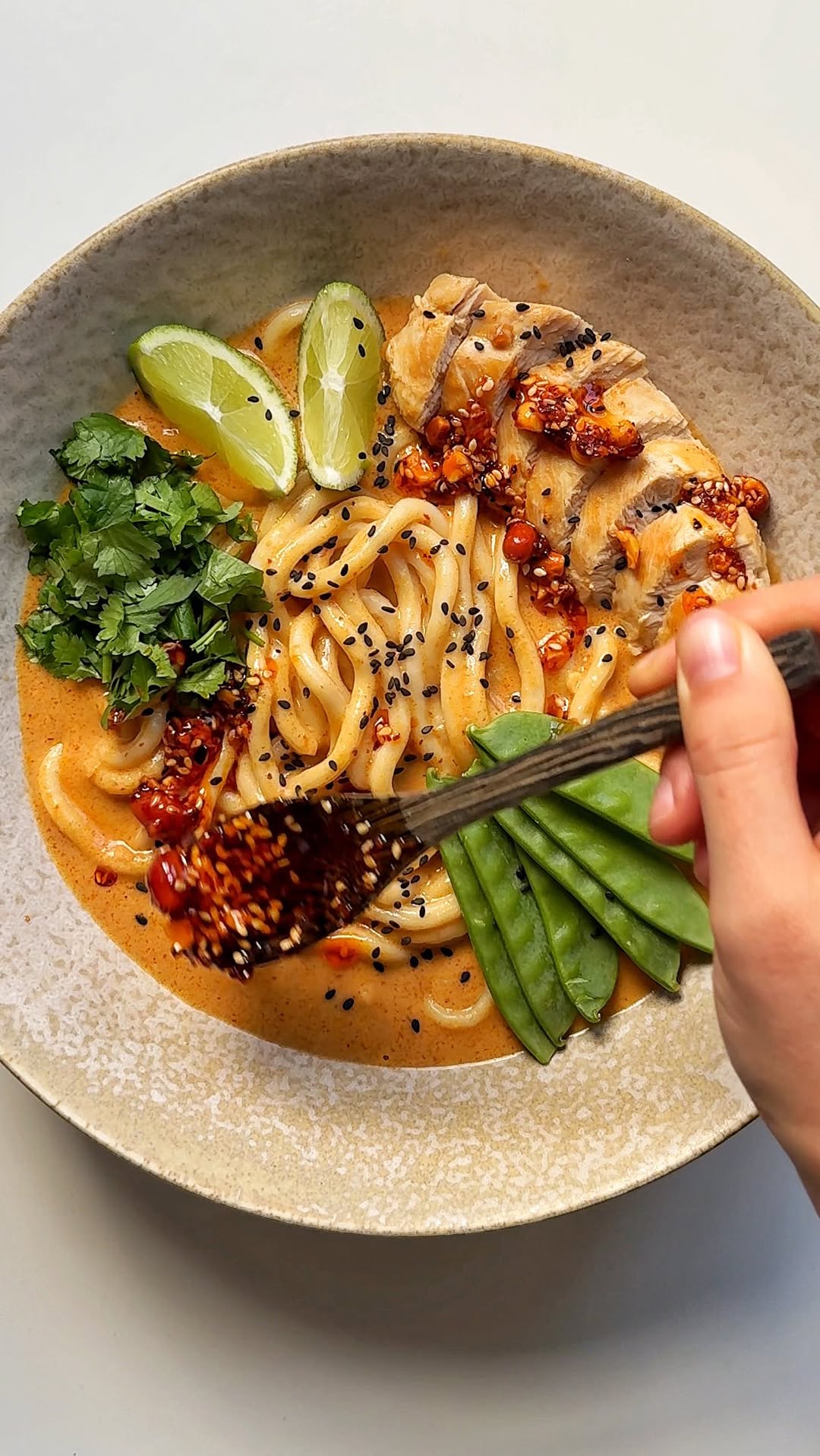 Spicy Peanut Butter Ramen by Myriadrecipes Instagram