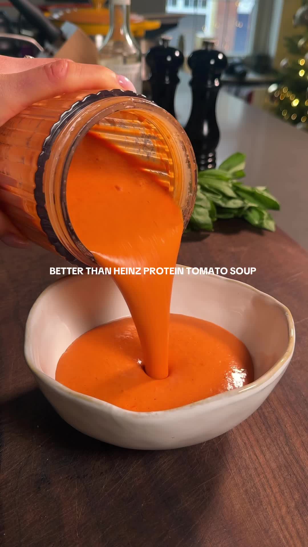 Creamy Cottage Cheese Roasted Tomato Soup by Emthenutritionist