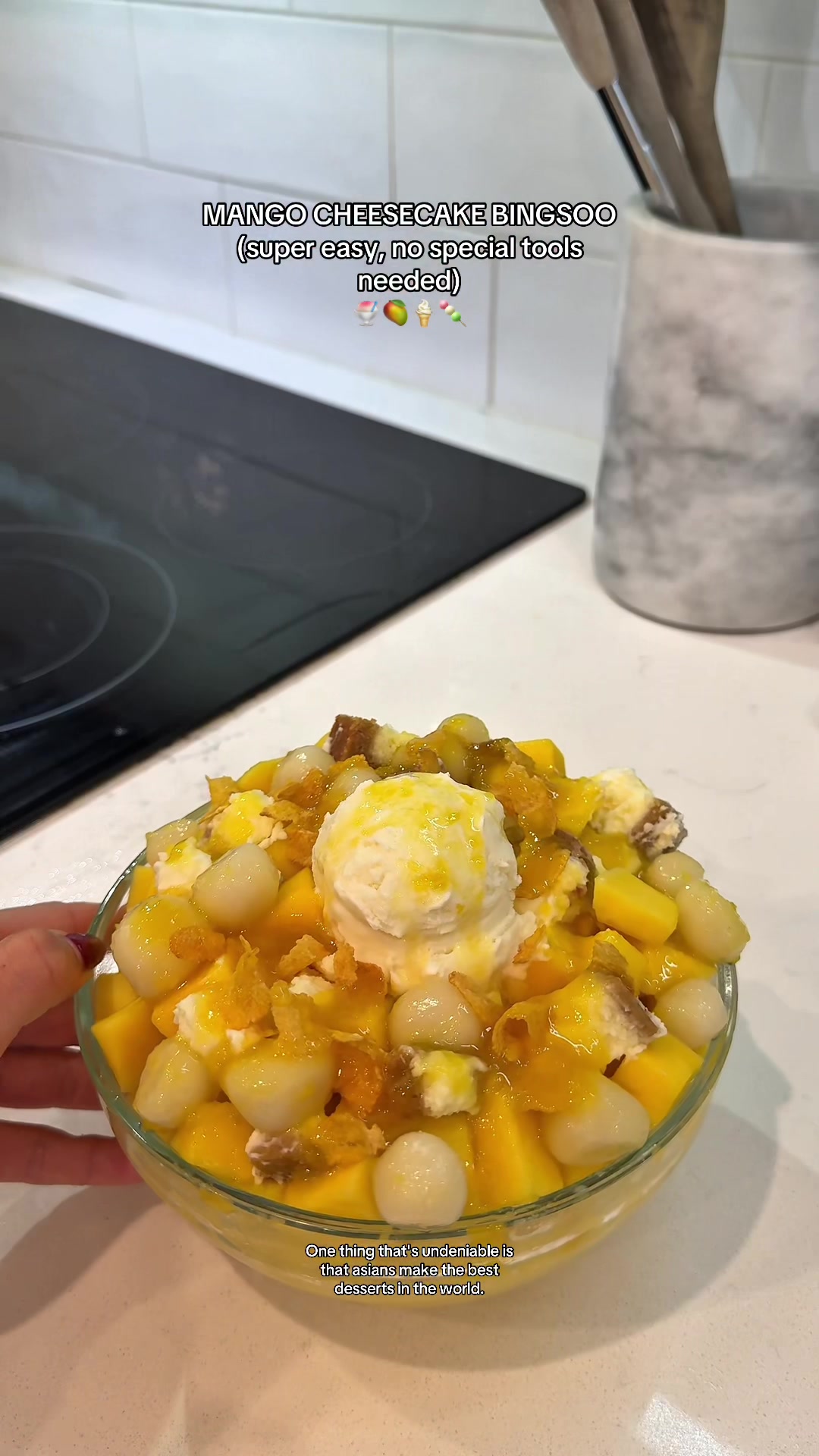 Homemade Mango Cheesecake Bingsu by Elizabethwu