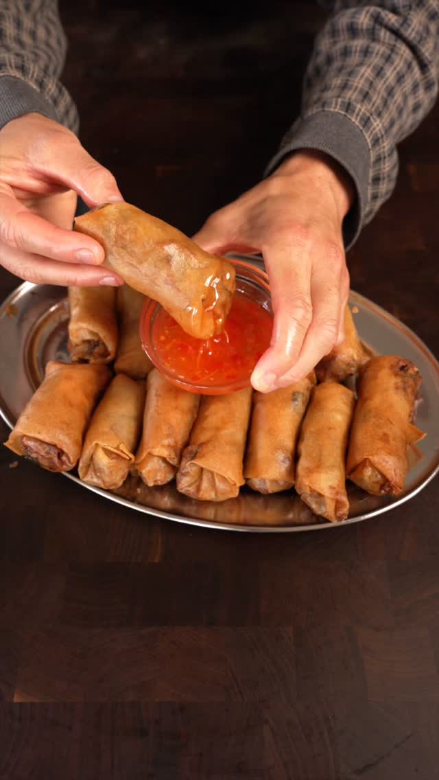 Grandma's Wok Crispy Spring Rolls by Owen Han