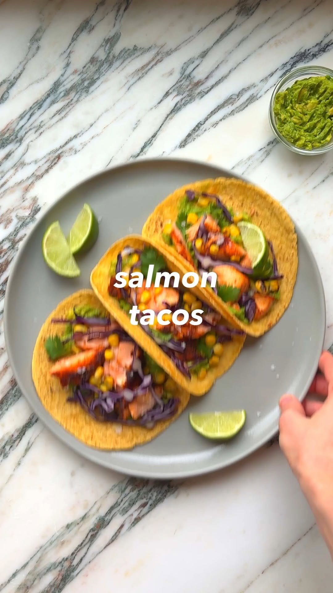 Chili-Lime Salmon Tacos by Omaha Steaks