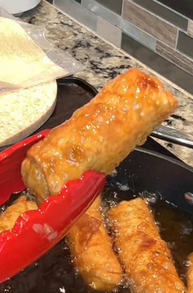 Crispy Homemade Pork Egg Rolls by Savoryspoonnc